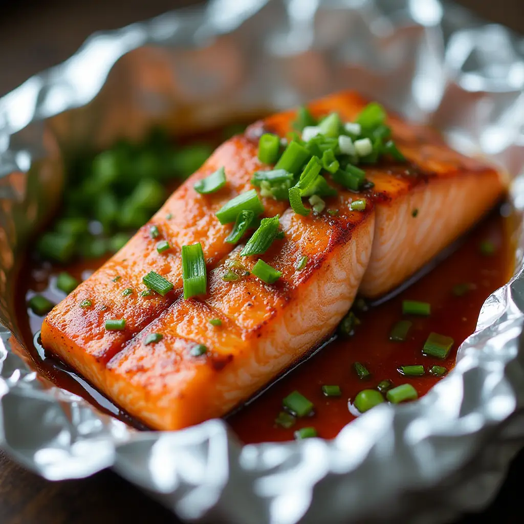 Chile Garlic BBQ Salmon