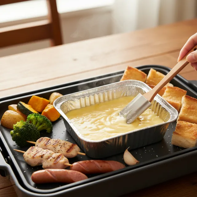 おうちチーズフォンデュ