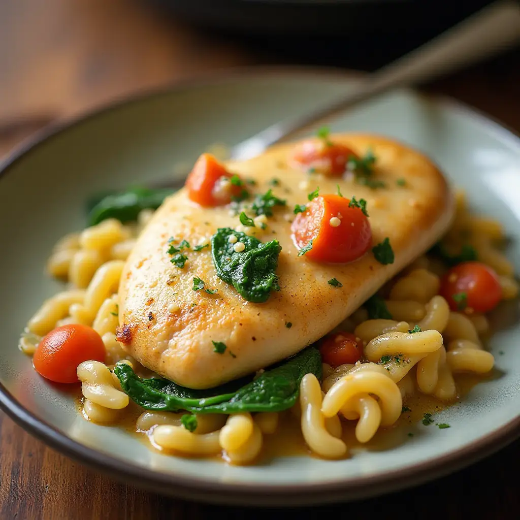 Easy Slow Cooker Boursin Chicken and Pasta