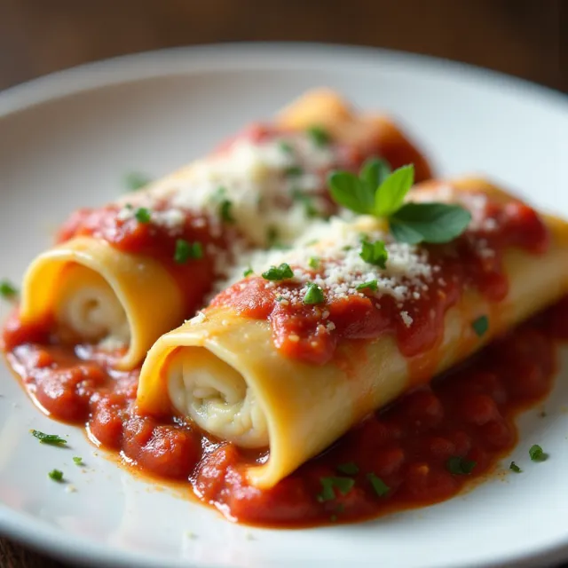 Manicotti with Cheese