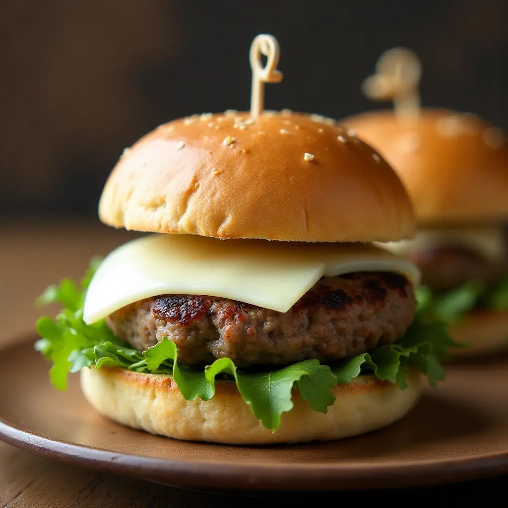 Juicy Gourmet Burger Sliders