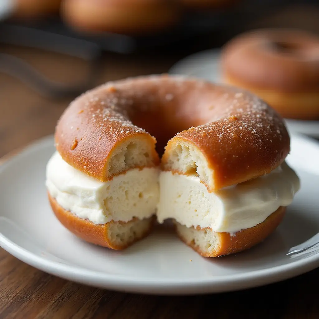 Donut Ice Cream Sandwiches