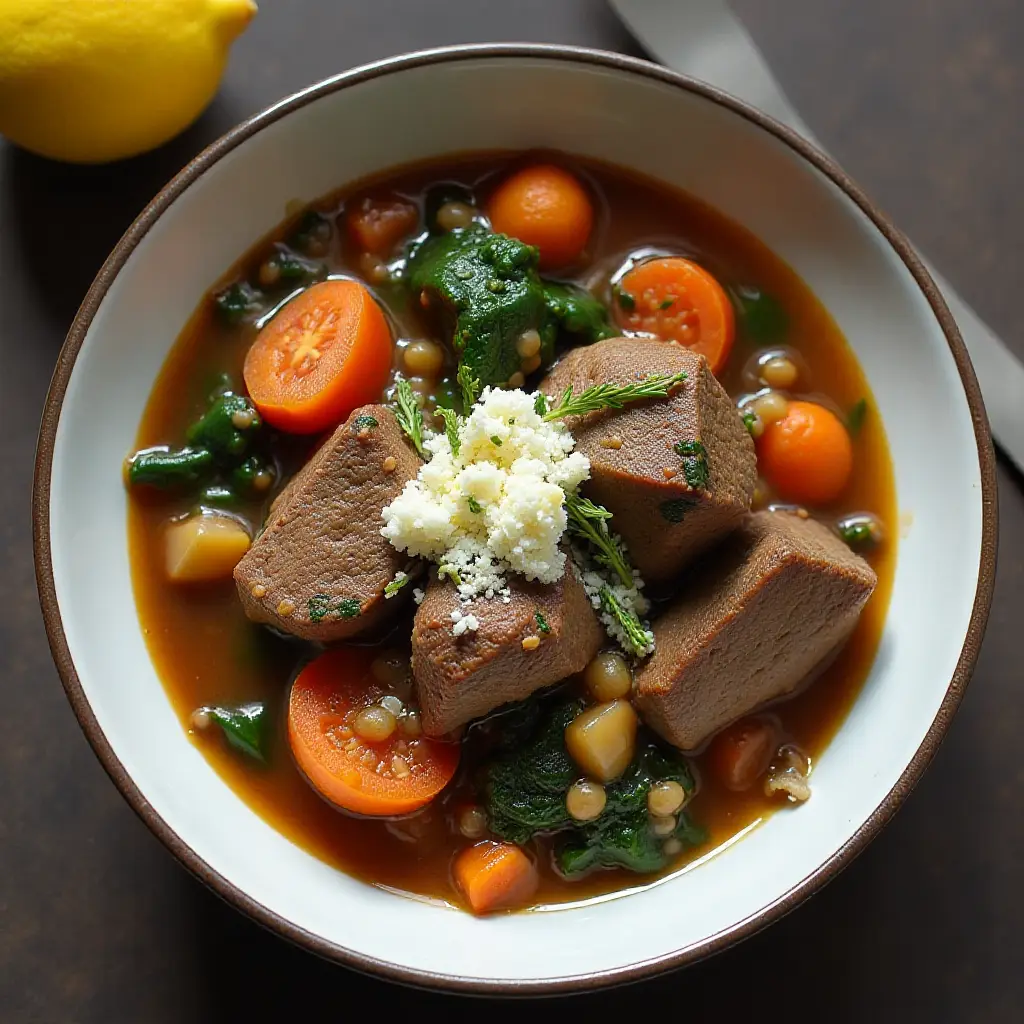 Mediterranean Lamb and Lentil Stew