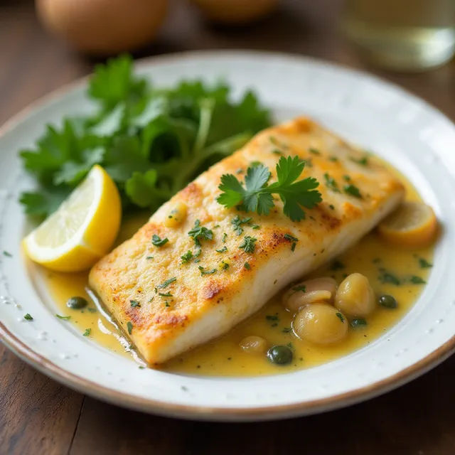 Cod Piccata