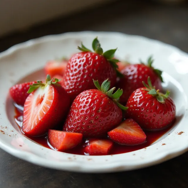 Italian Macerated Strawberries