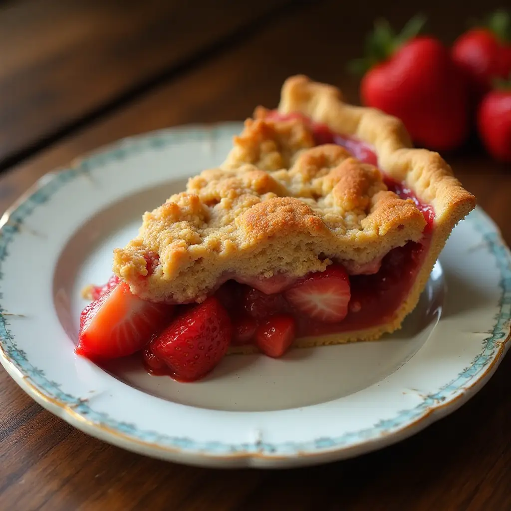 Strawberry Banana Pie