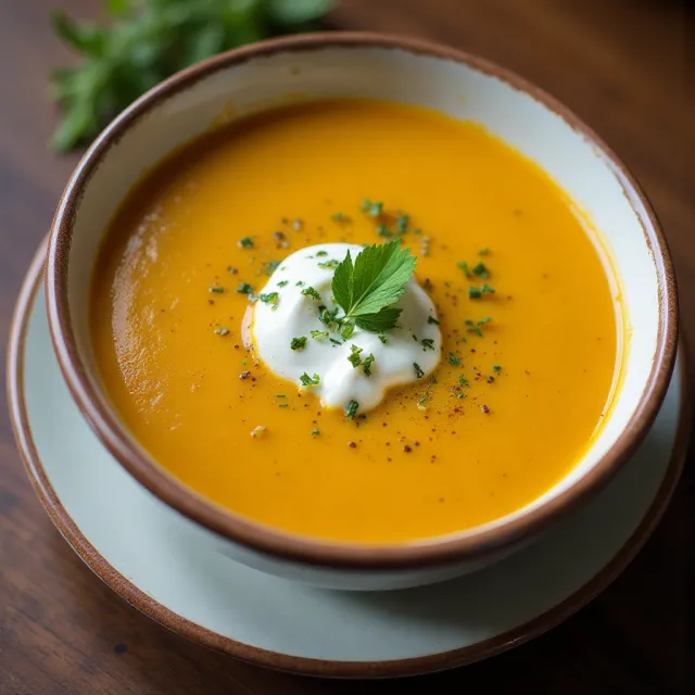 Butternut Squash Soup with a Kick