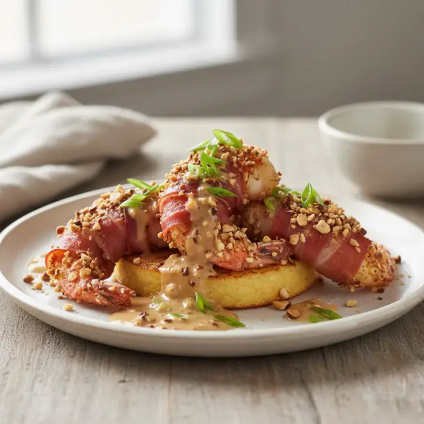 Shrimp Wrapped with Prosciutto