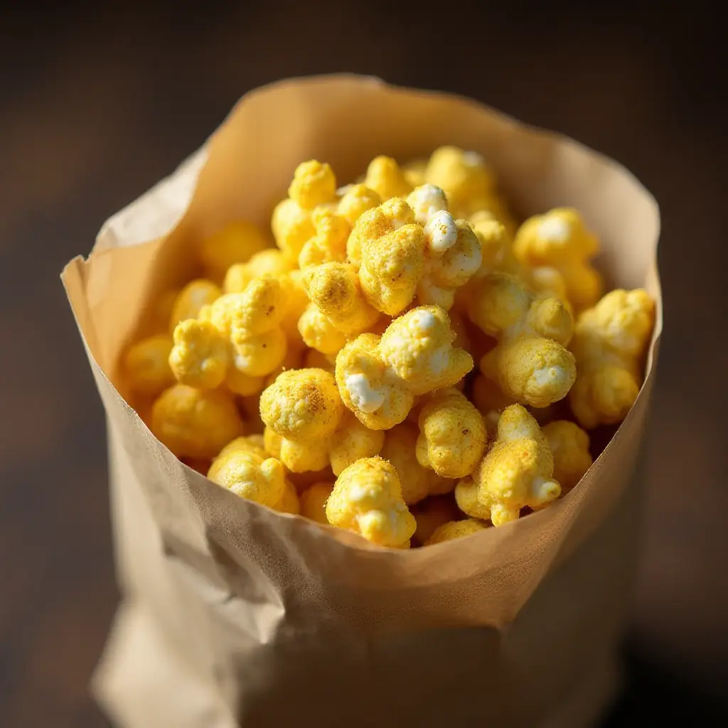 Curried Microwave Popcorn
