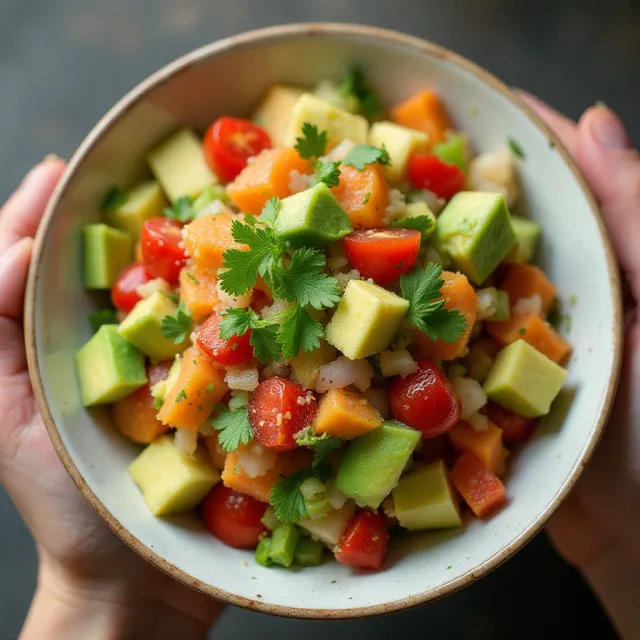 Hearts of Palm and Avocado Salad