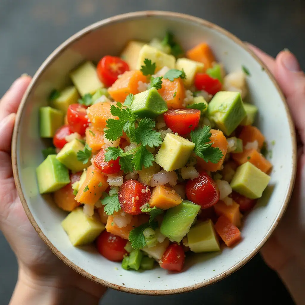 Hearts of Palm and Avocado Salad
