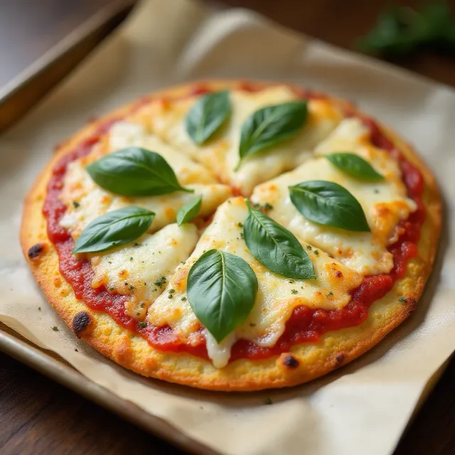 Keto Chicken Crust Pizza