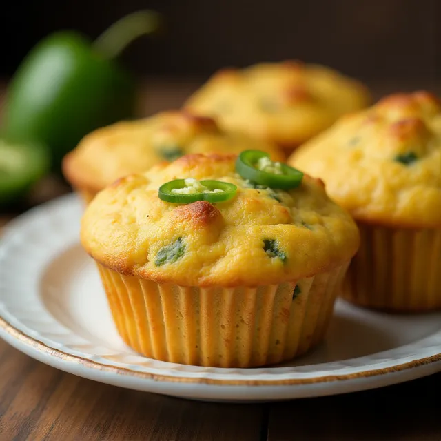 Jalapeño Cornbread Muffins