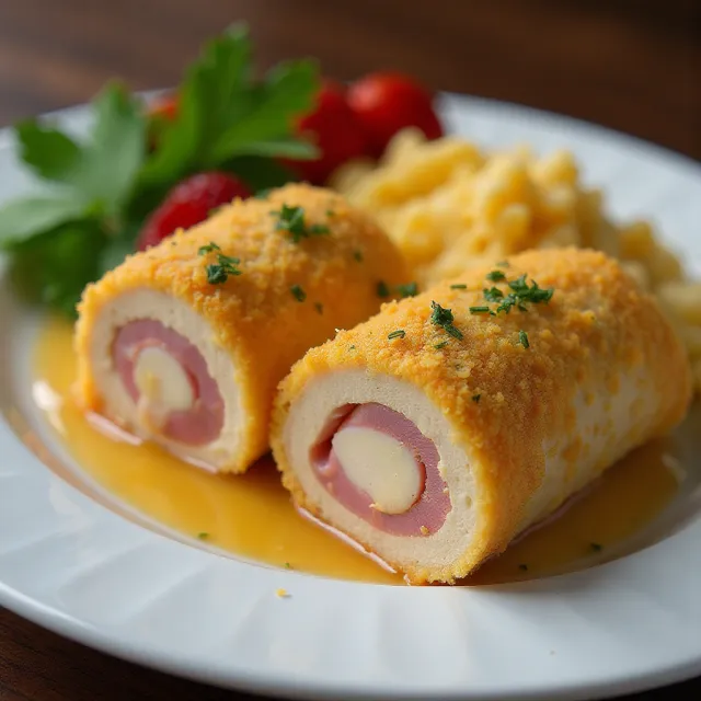 Cordon Bleu Chicken Rolls
