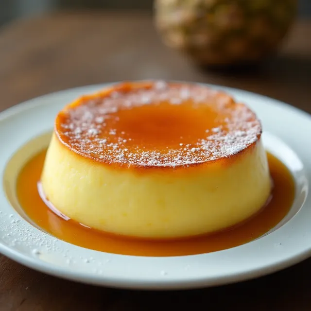 Pina Colada Flan