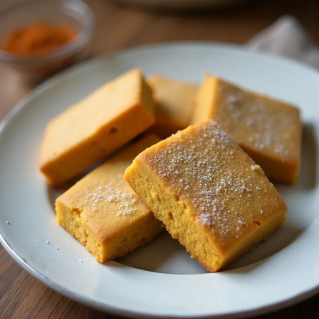 Pumpkin Shortbread Cookies