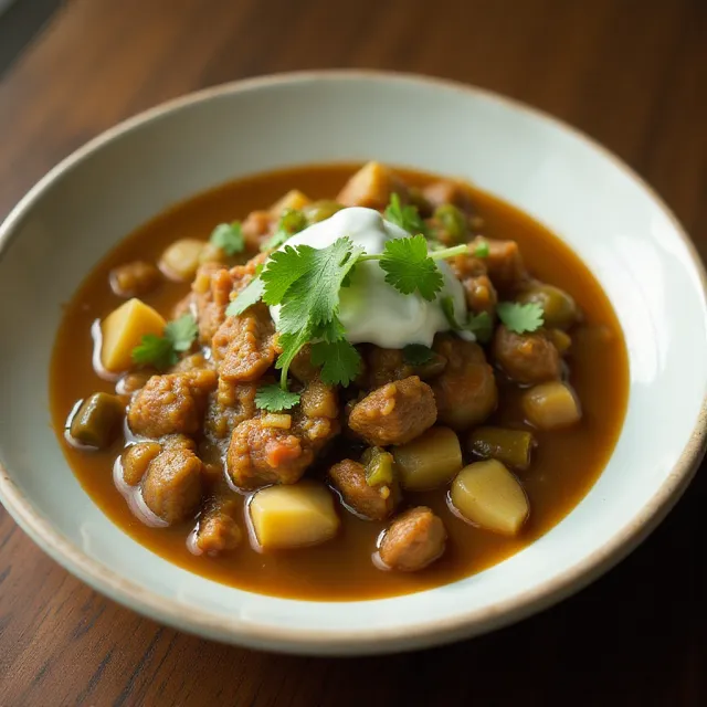 Slow Cooker Pork Green Chili