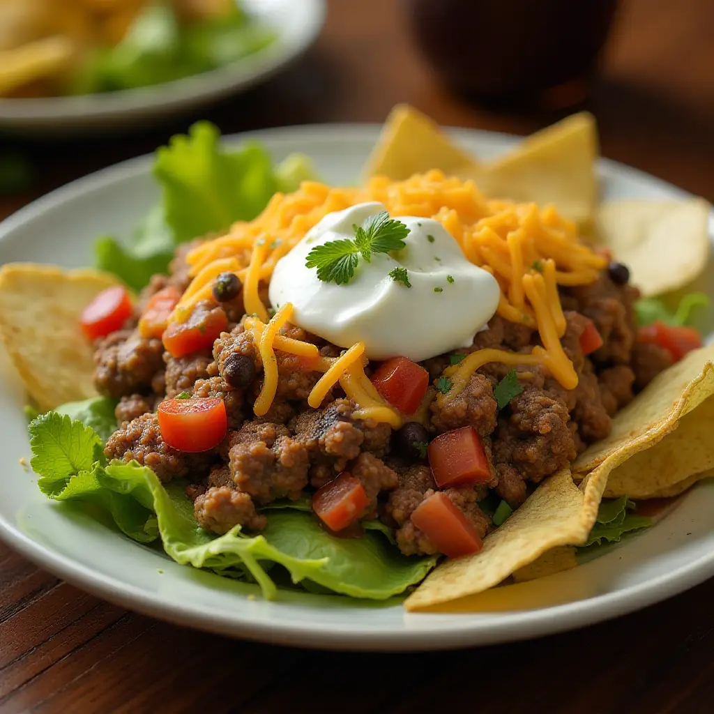 Easy Black Bean Taco Salad