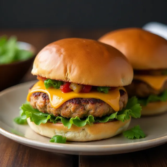 Chipotle Chicken Burgers