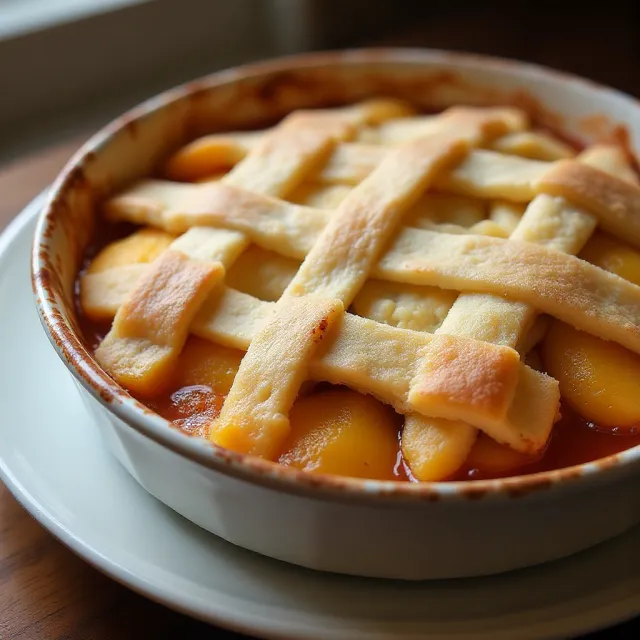 Old Fashioned Peach Cobbler