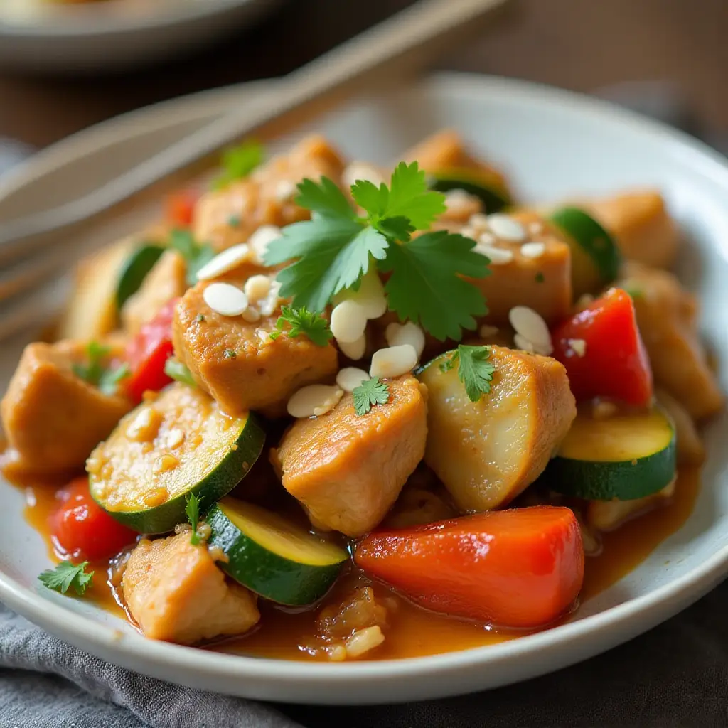 Almond Chicken Stir Fry