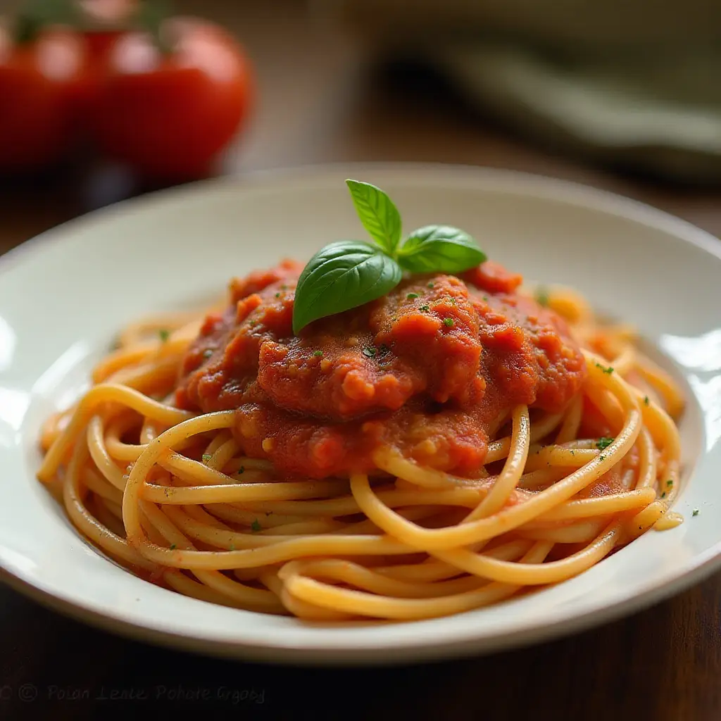 Spaghetti with Marinara Sauce
