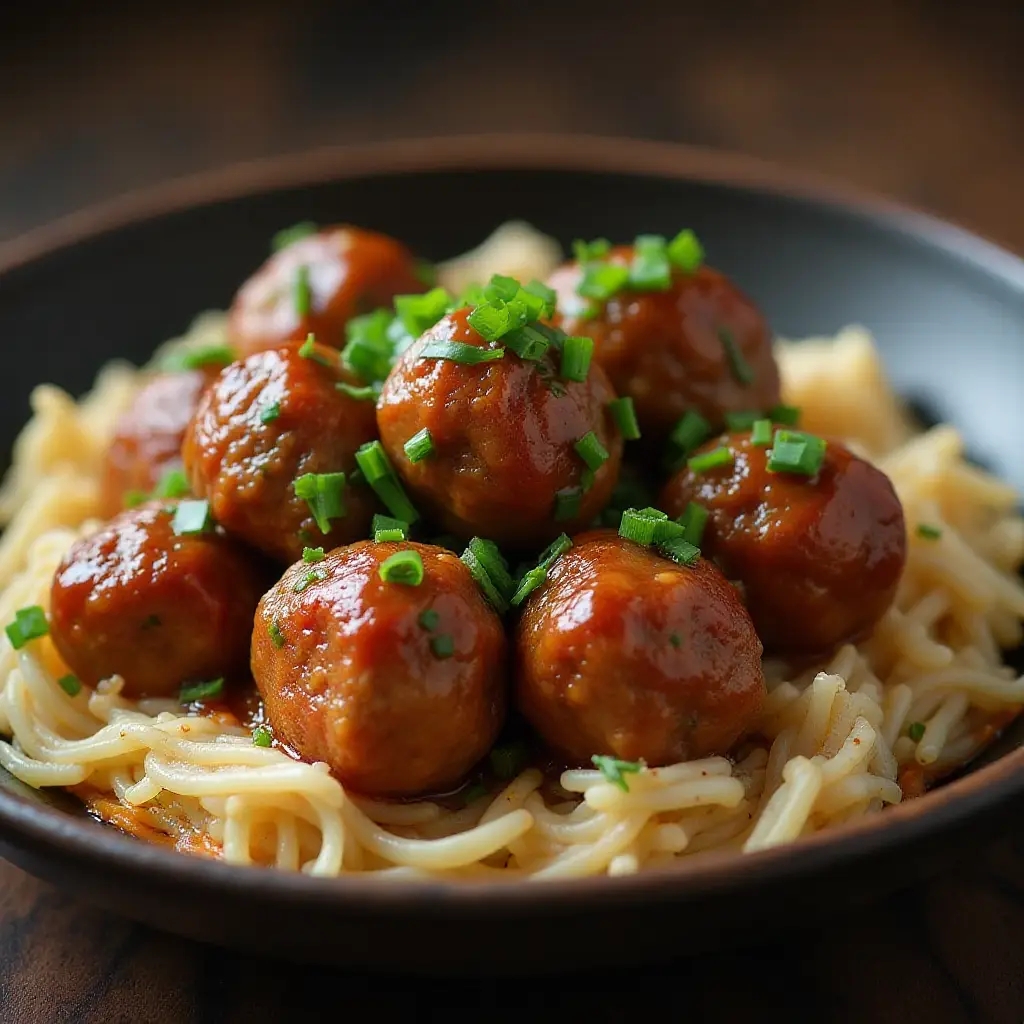 Marvelous Mongolian Meatballs