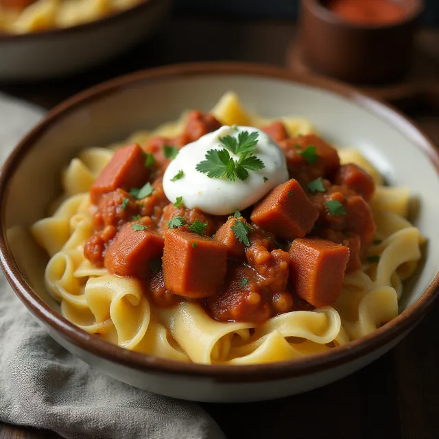 Smoked Paprika Goulash for the Slow Cooker