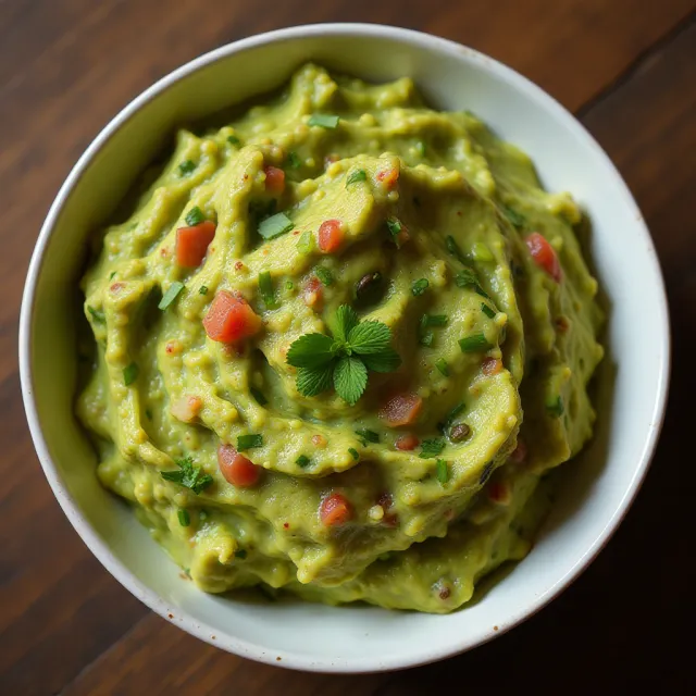 Creamy, Spicy Guacamole