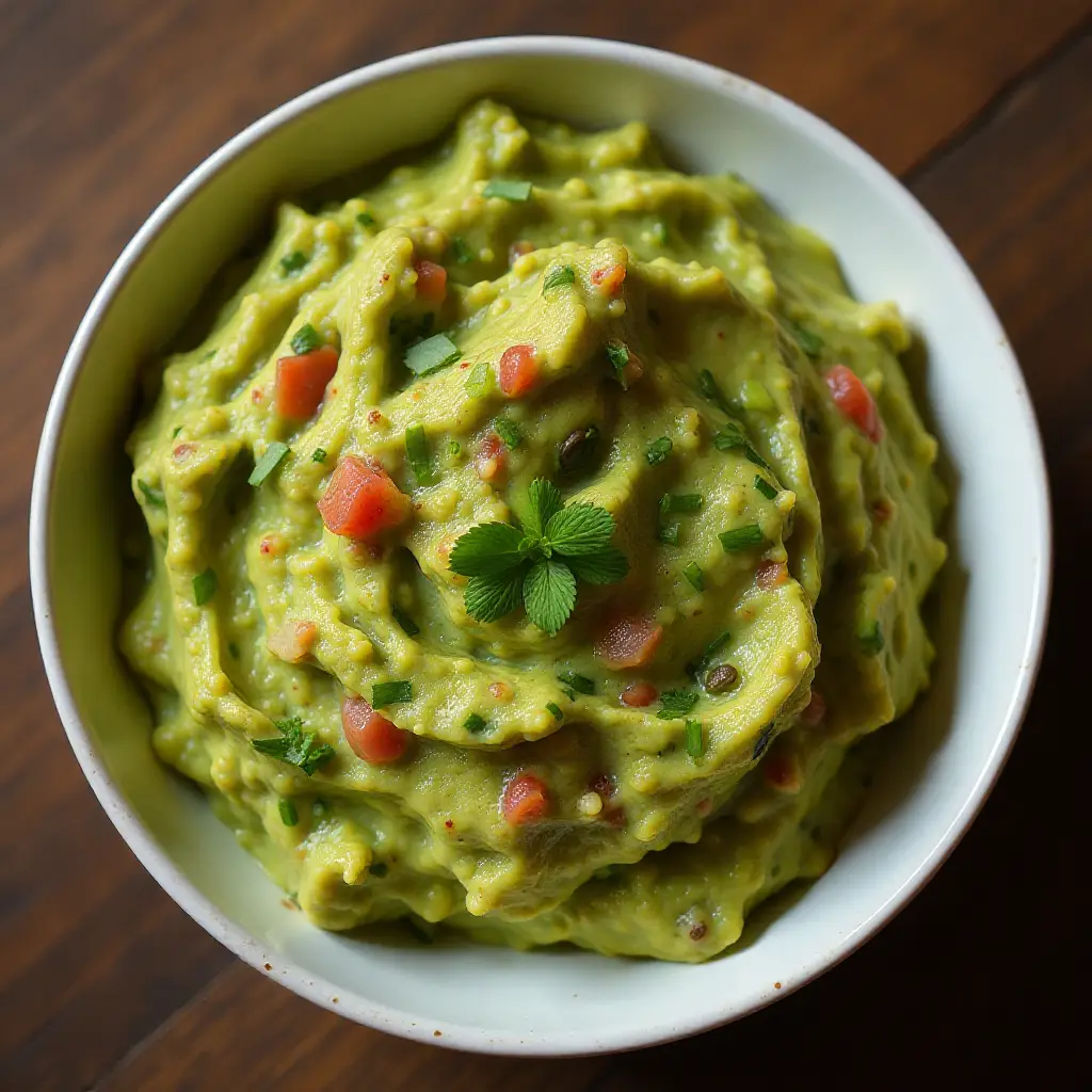 Creamy, Spicy Guacamole