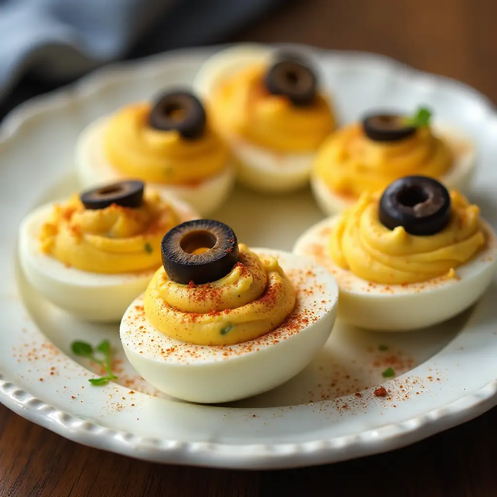 Spicy Deviled Eggs
