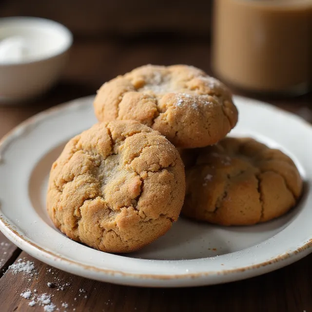 Big Soft Ginger Cookies