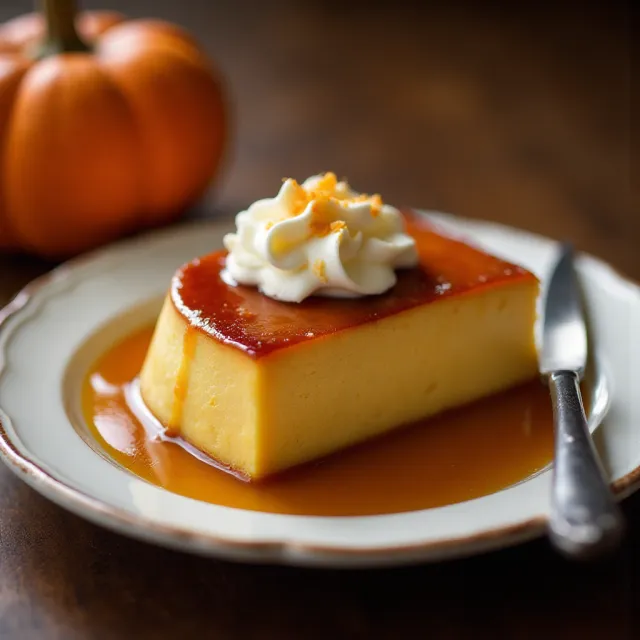 Pumpkin Pie Flan