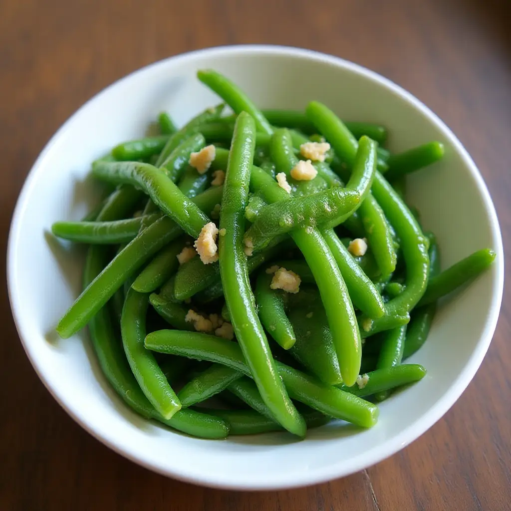 Fasoliyyeh Bi Z-Zayt (Syrian Green Beans with Olive Oil)