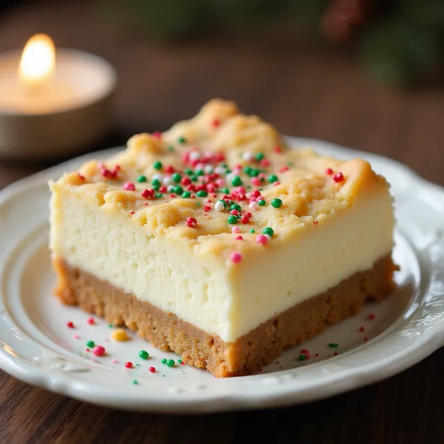 Christmas Cheesecake Bars