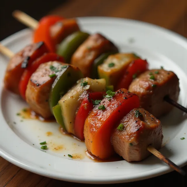 Mom's Beef Shish Kabobs