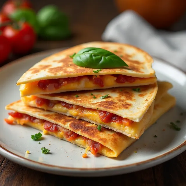 Bacon and Tomato Quesadillas
