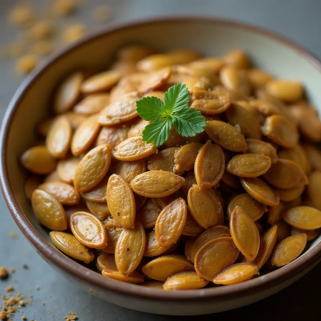 Savory Toasted Pumpkin Seeds