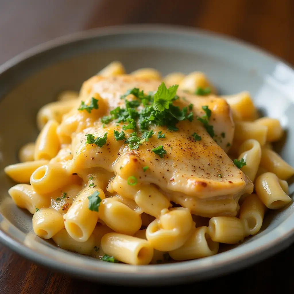 Four-Cheese Chicken Carbonara