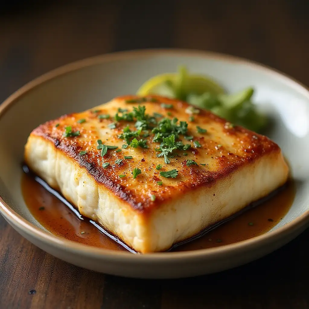 Barbeque Halibut Steaks