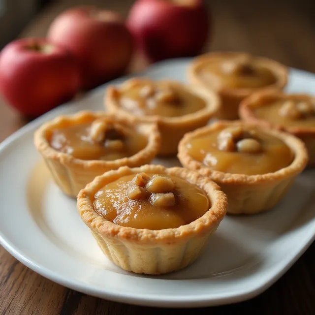 Apple Walnut Canadian Butter Tarts