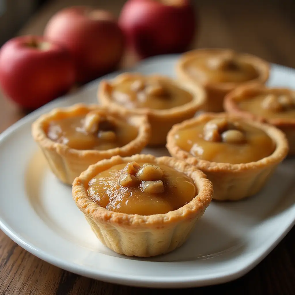 Apple Walnut Canadian Butter Tarts