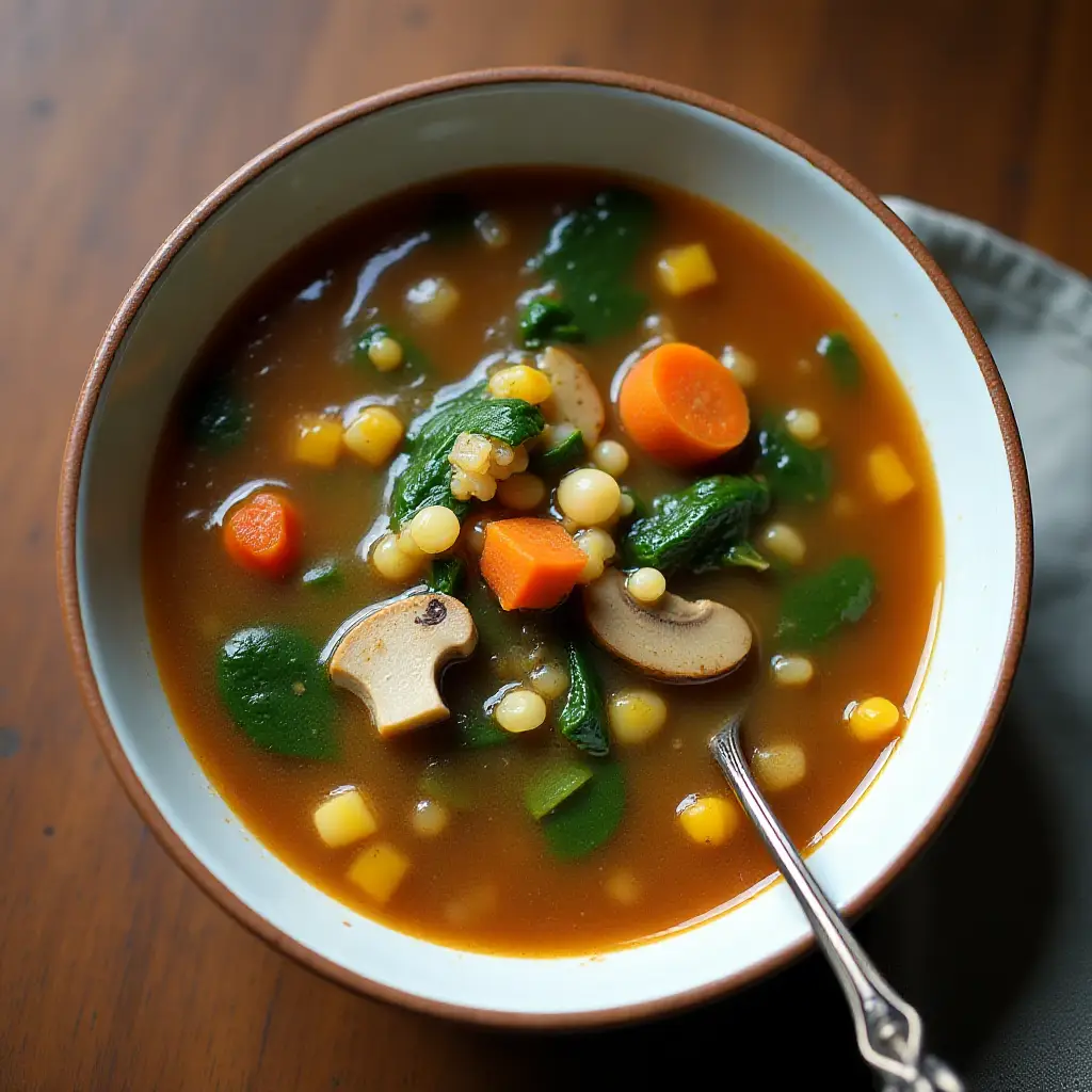 Mushroom and Barley Soup