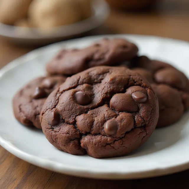 Chocolate Chocolate Chip Cookies