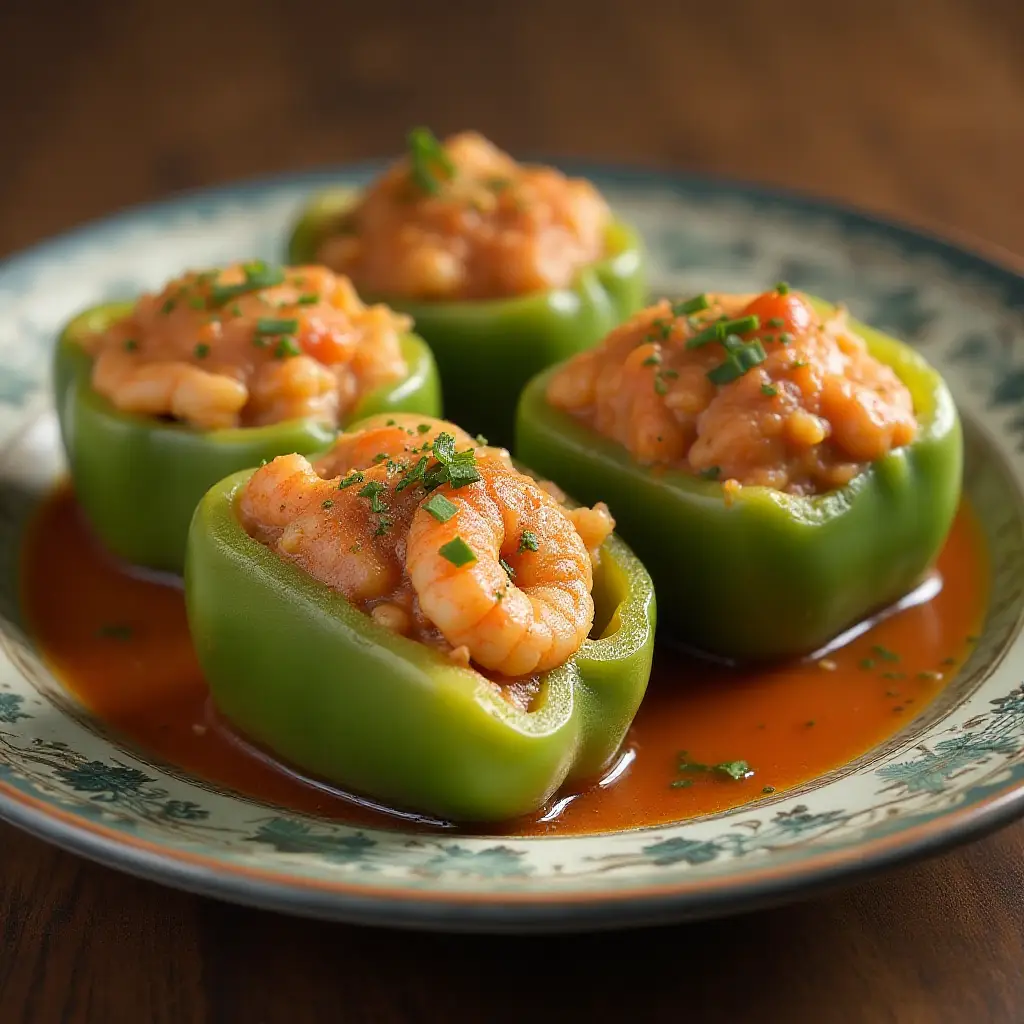 Cajun Style Stuffed Peppers