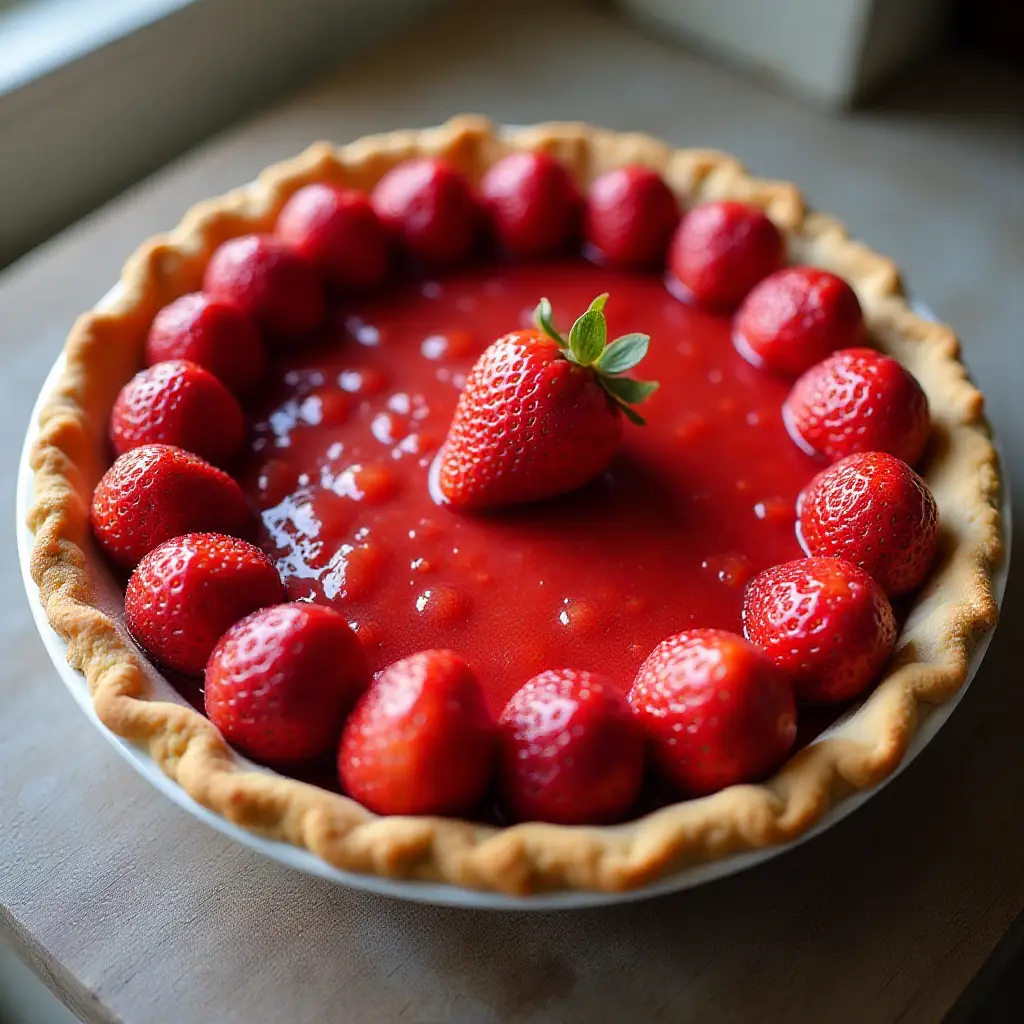 Deep Dish Strawberry Pie