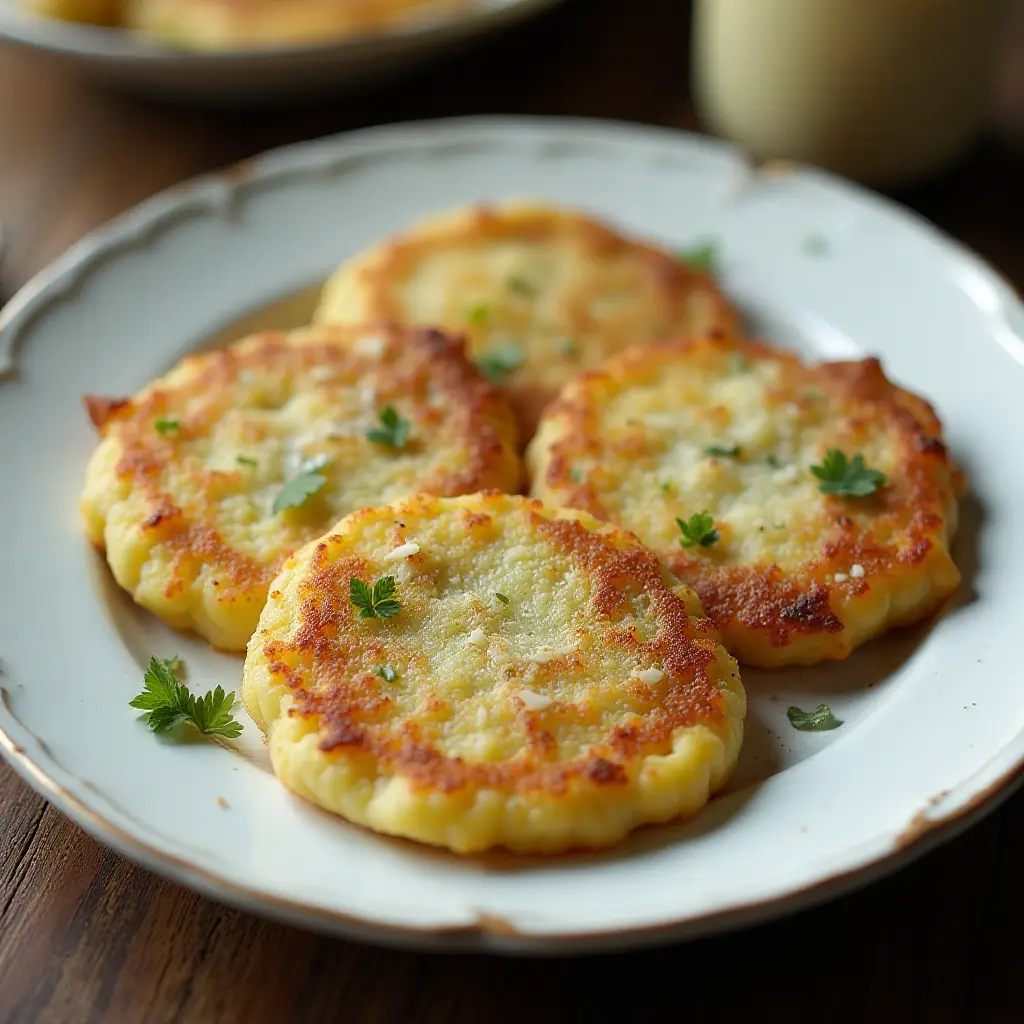 Potato Leek Latkes