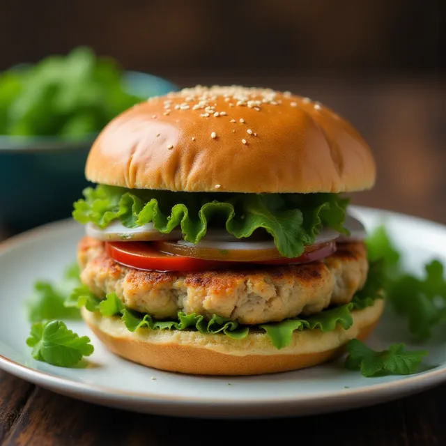 Chimichurri Chicken Burgers