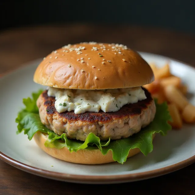 Chicken and Feta Burgers
