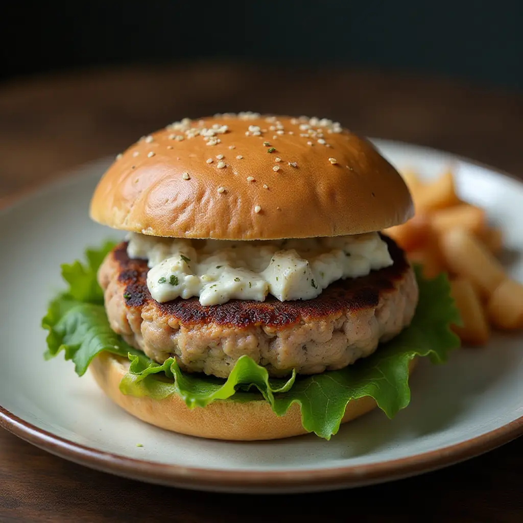 Chicken and Feta Burgers